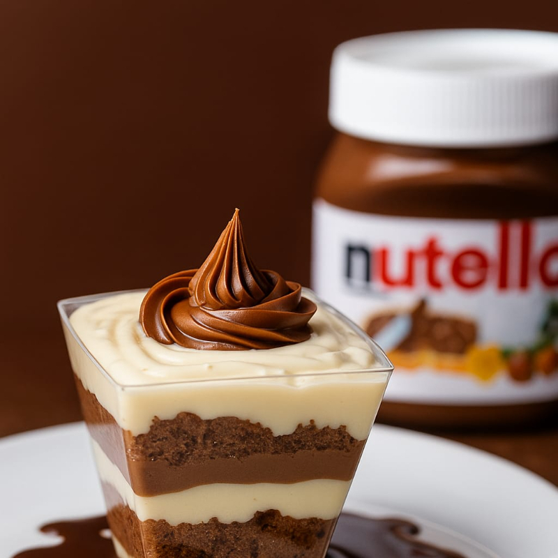 Uma explosão de sabor em camadas irresistíveis! Composição: Bolo de chocolate fofinho e úmido Recheio cremoso de leite Ninho Camada generosa de Nutella Finalizado com mais creme e pedacinhos de chocolate Cada colherada é uma mistura perfeita de doçura, cremosidade e intensidade Ideal para os apaixonados por Ninho e Nutella Doce na medida certa, impossível resistir!