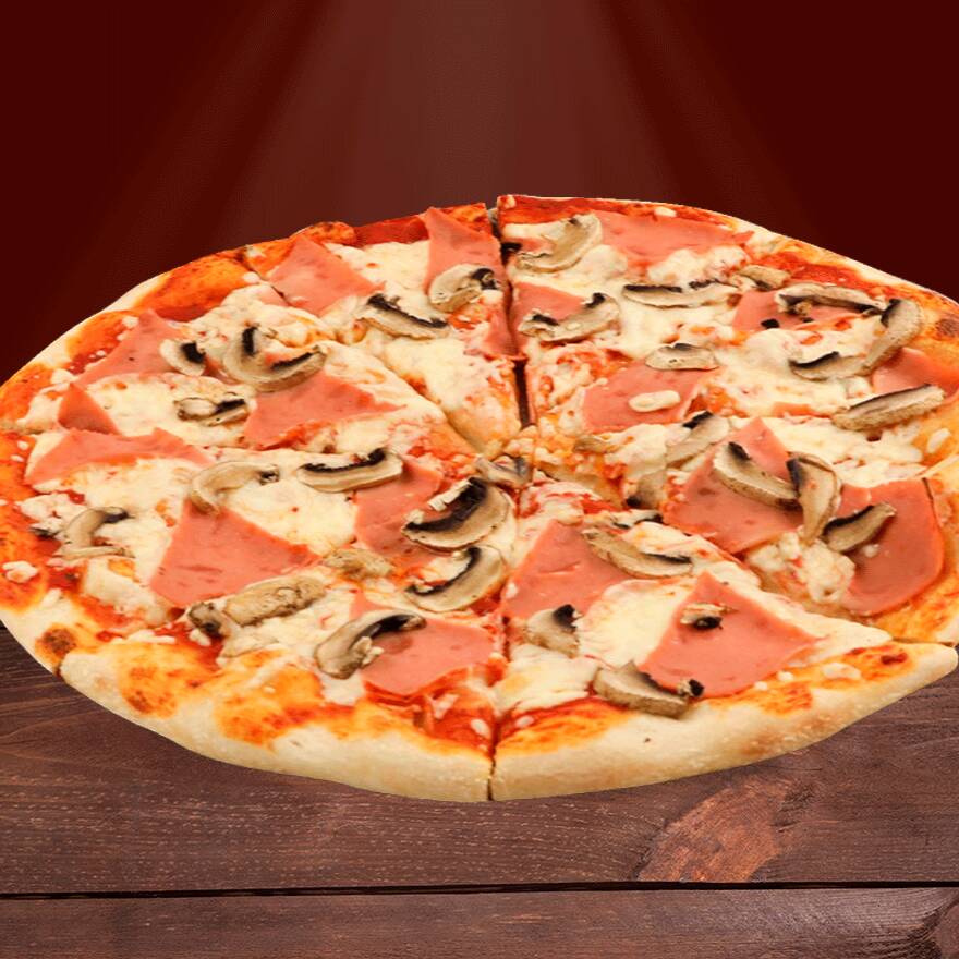 Pizza Gourmet Jamón & Champiñones Venti