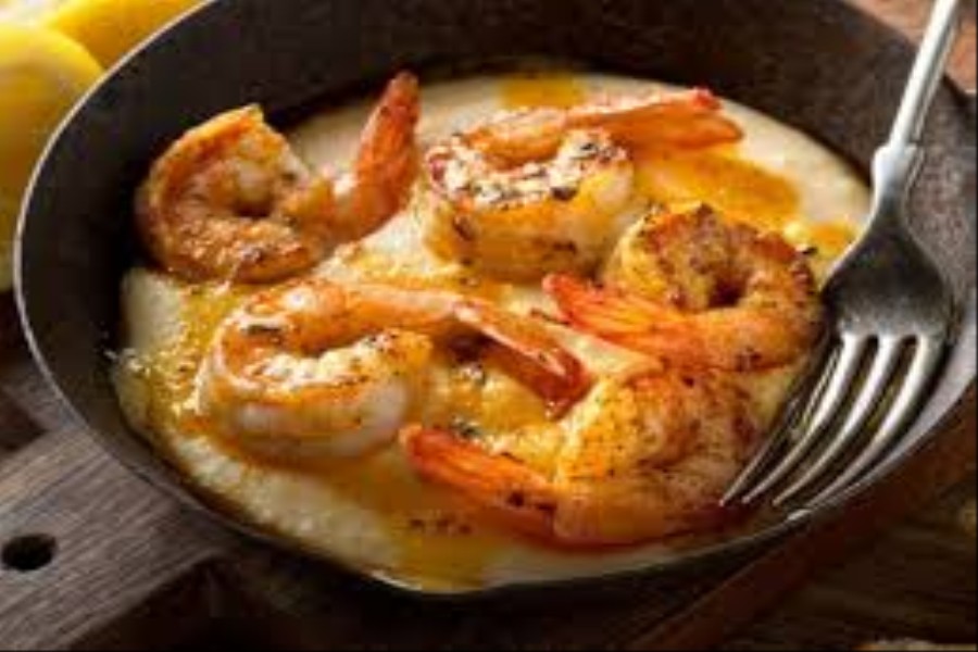 QUESO FUNDIDO CON CAMARONES
