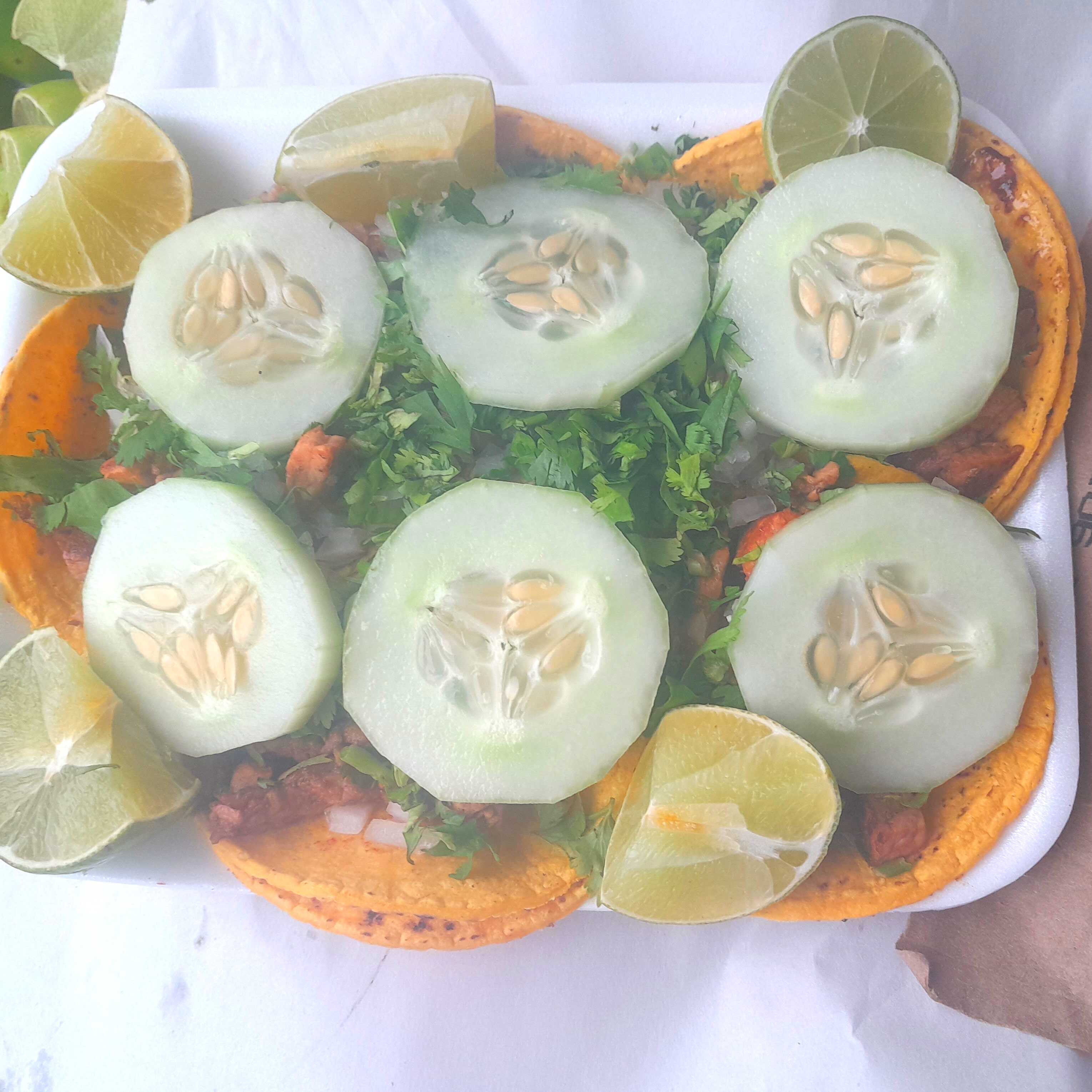 5 Tacos de Chuleta