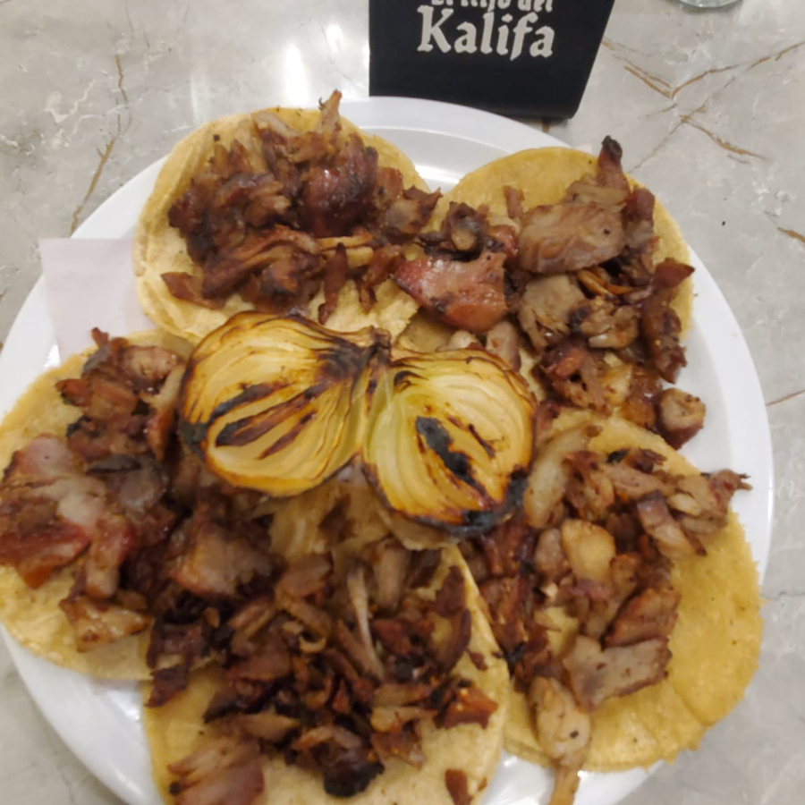 5 TACOS DE CARNE AL CARBON