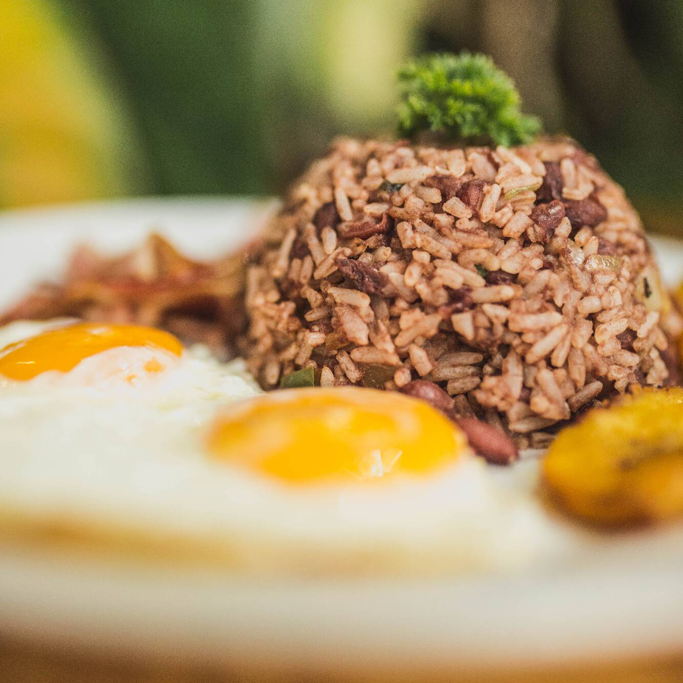 Gallo Pinto con Huevo Frito
