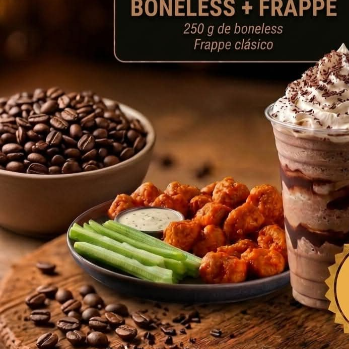 Boneless + Frappe Clasico