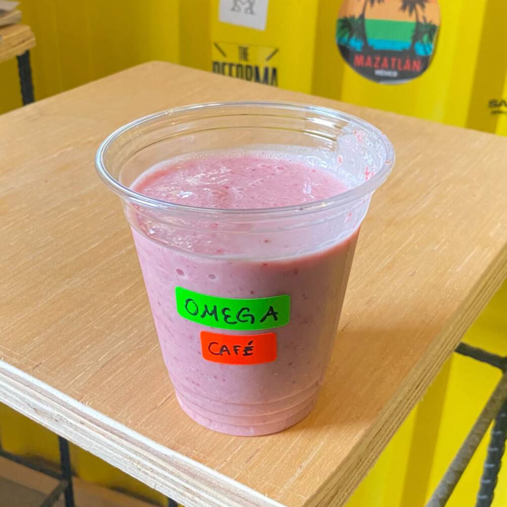 Licuado de fresa 12oz