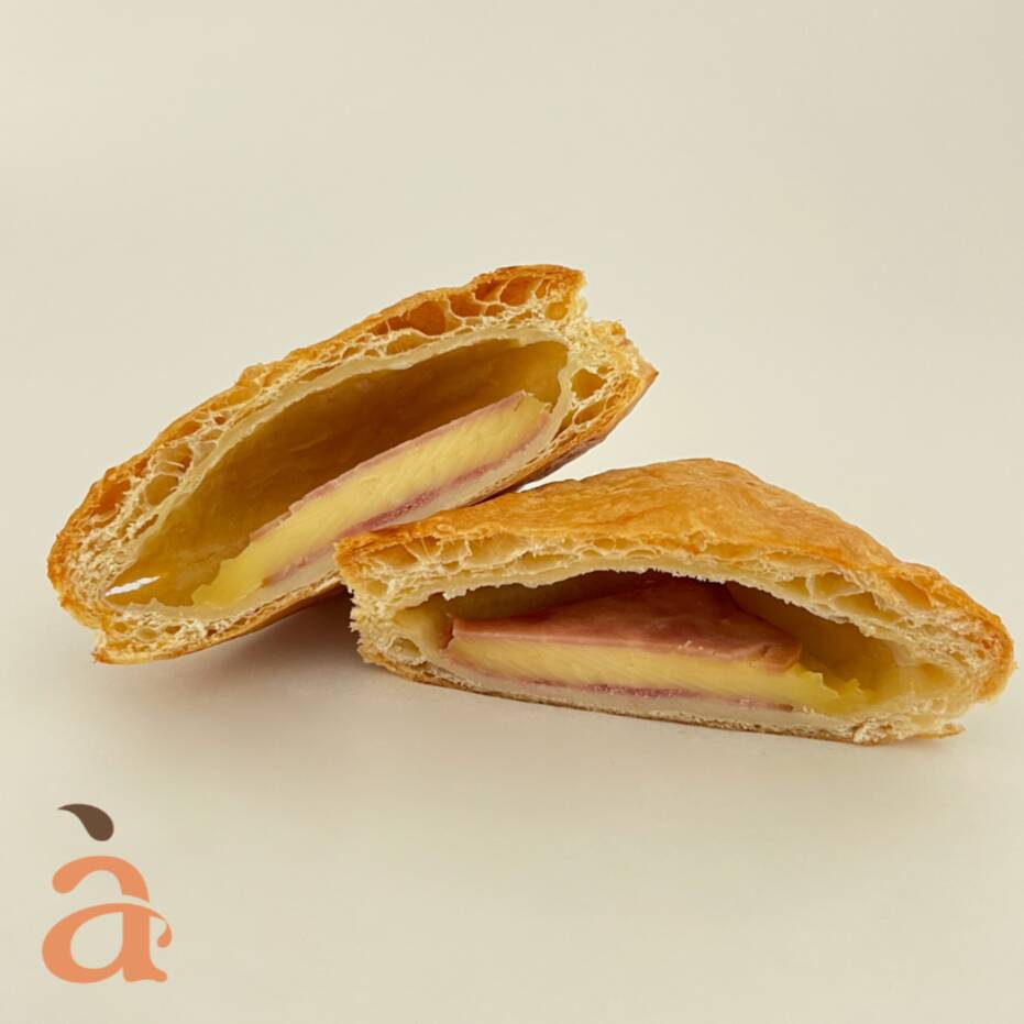 Pastel jamón y queso