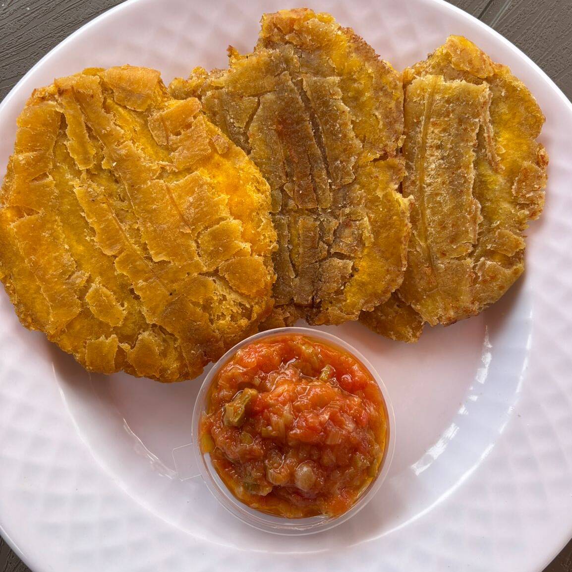 Patacon con Hogao