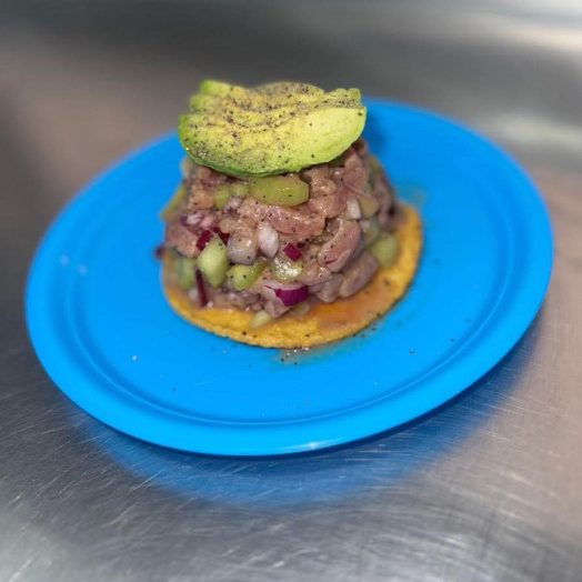 Tostada de Atún Oriental
