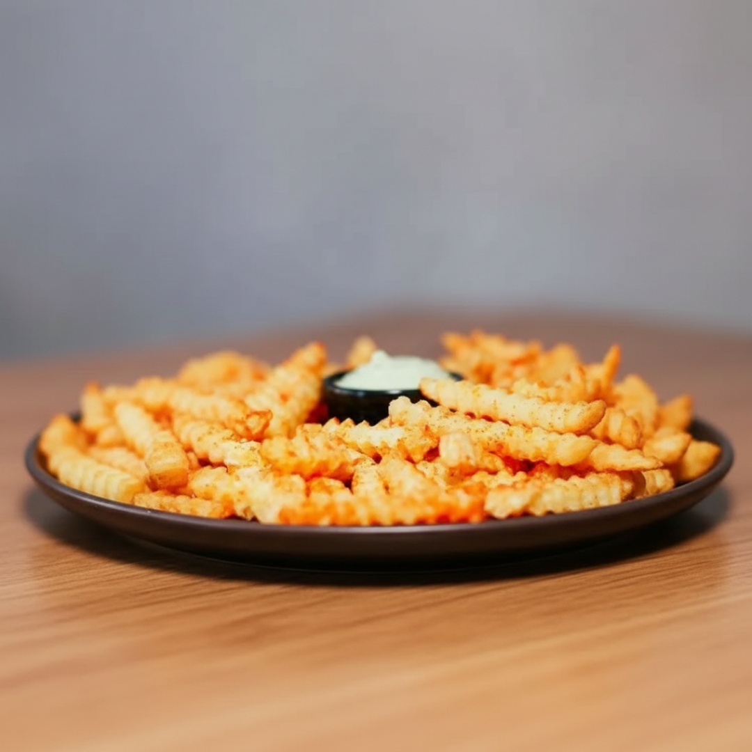 Batata frita crocante, temperada com Tempero Barolla, acompanhada de maionese Barolla, uma combinação irresistível para os amantes de batata. 400 Gramas