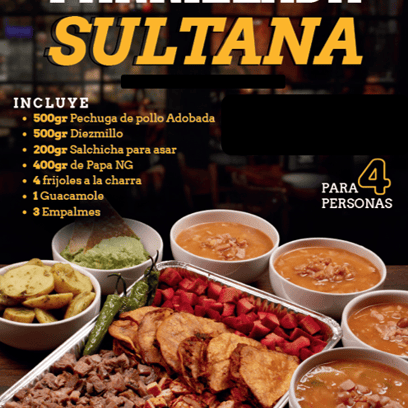 Parrillada Sultana para 4 Personas