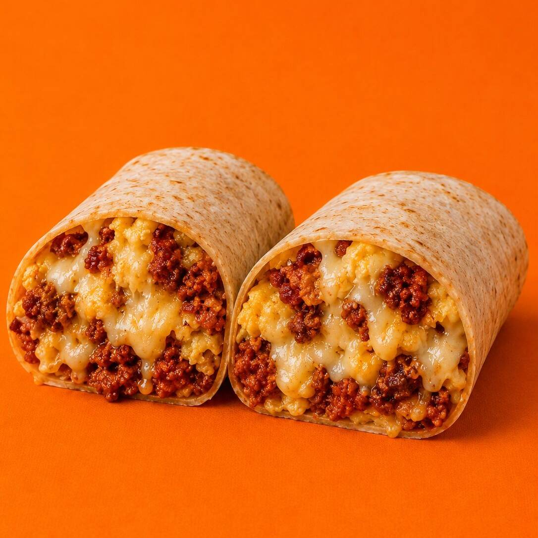 Burro en choriqueso con huevo