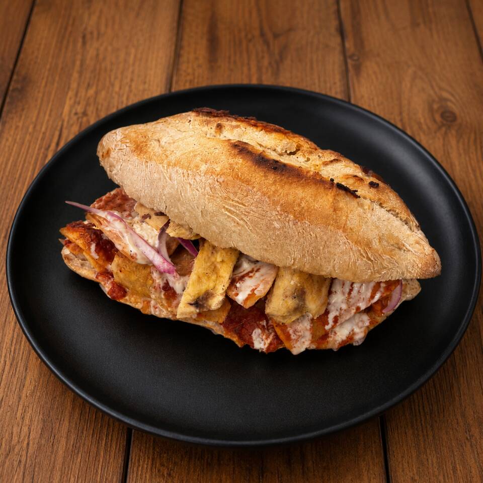 Lonche de Pollo a la Plancha
