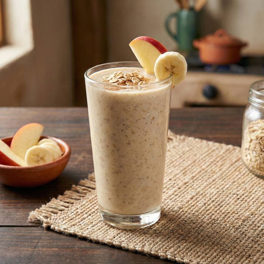 Licuado Manzana y Avena