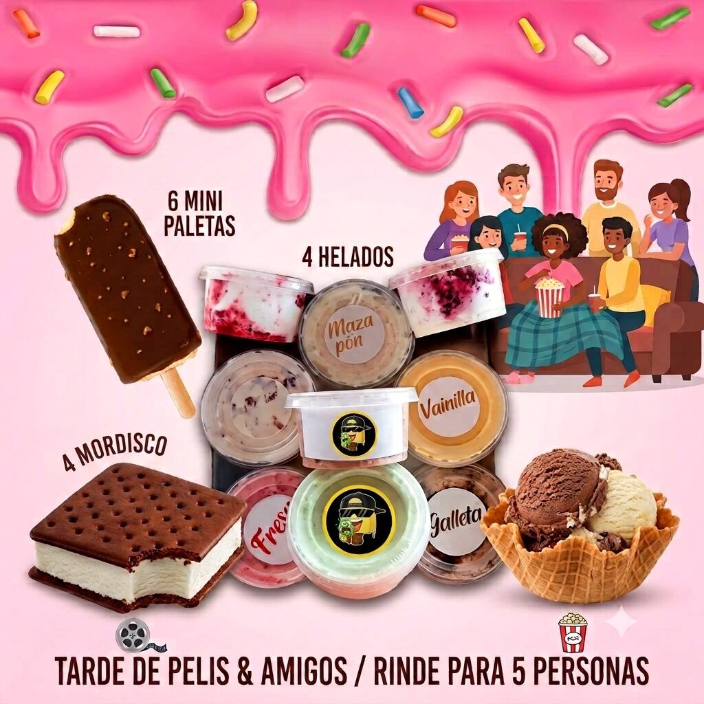 Combo "Tarde de Pelis y Amigos"