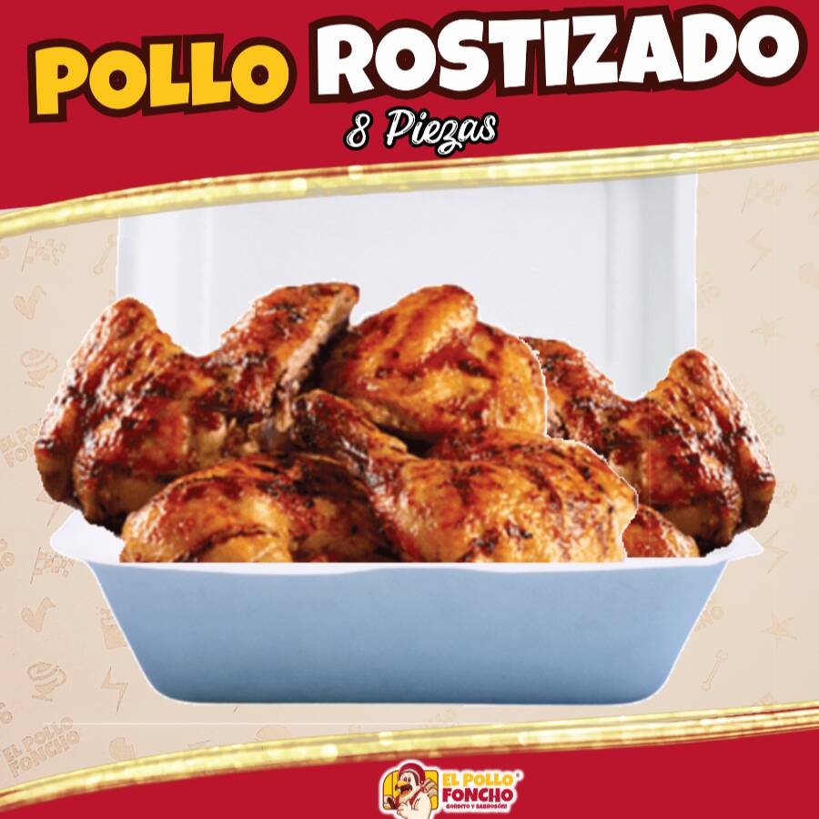 1 Pollo Rostizado 8 Piezas