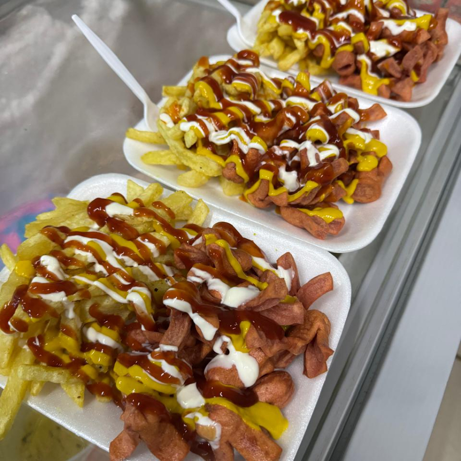 Combinado (papa francesa y salchipulpo)