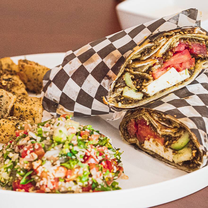 Wrap de Zaatar Combo