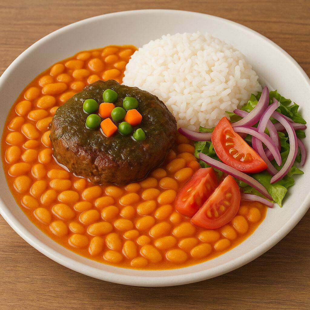 Pallares con Estofado de Carne & Sopa
