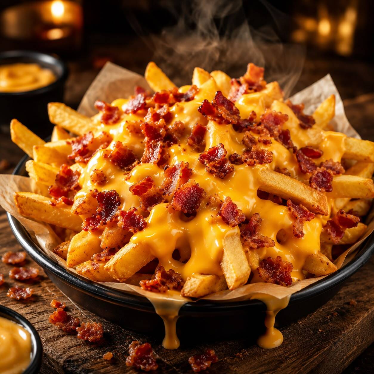 Papas Capricho (Con Queso y Tocino)(350g)