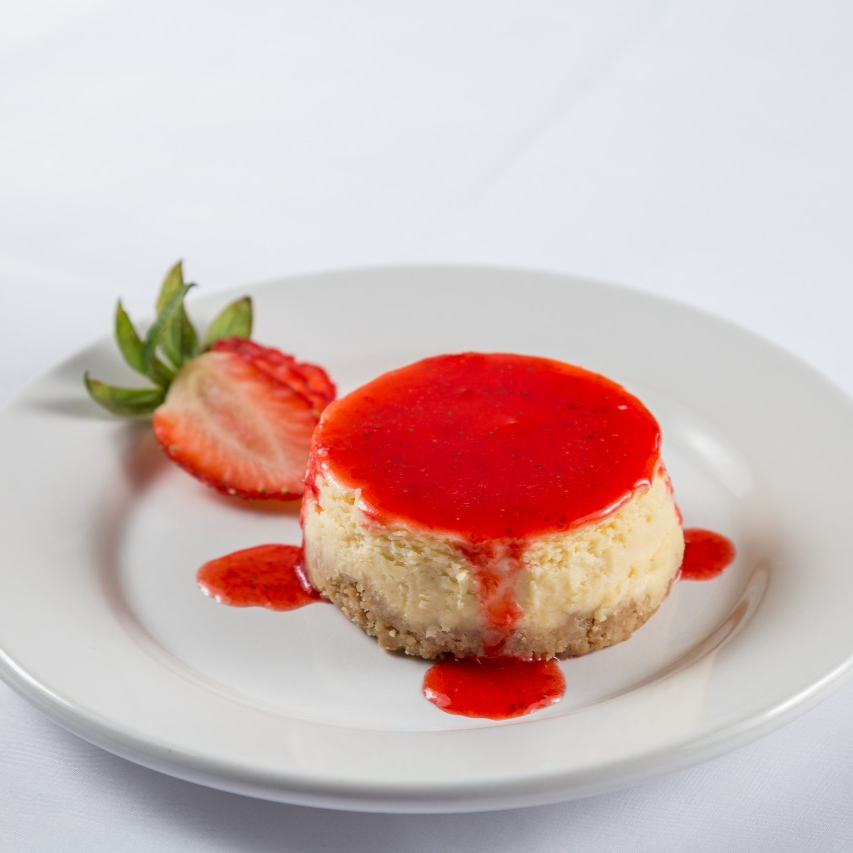 Cheese Cake con Salsa de Fresa