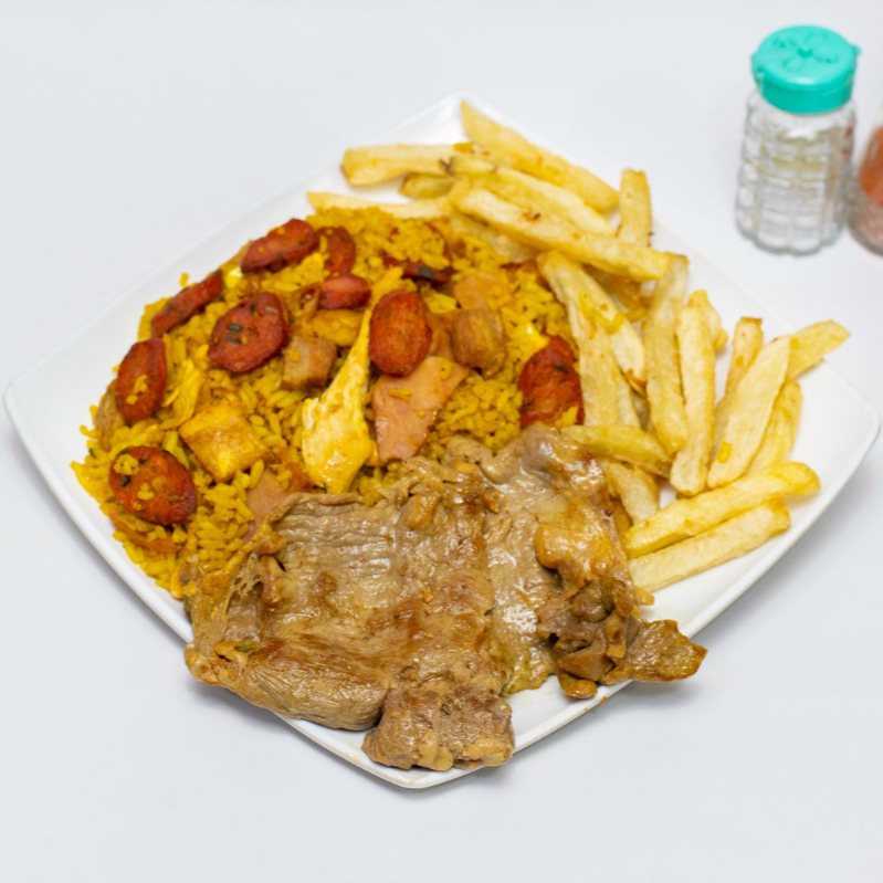 Combo Personal Arroz Paisa Churrasquito