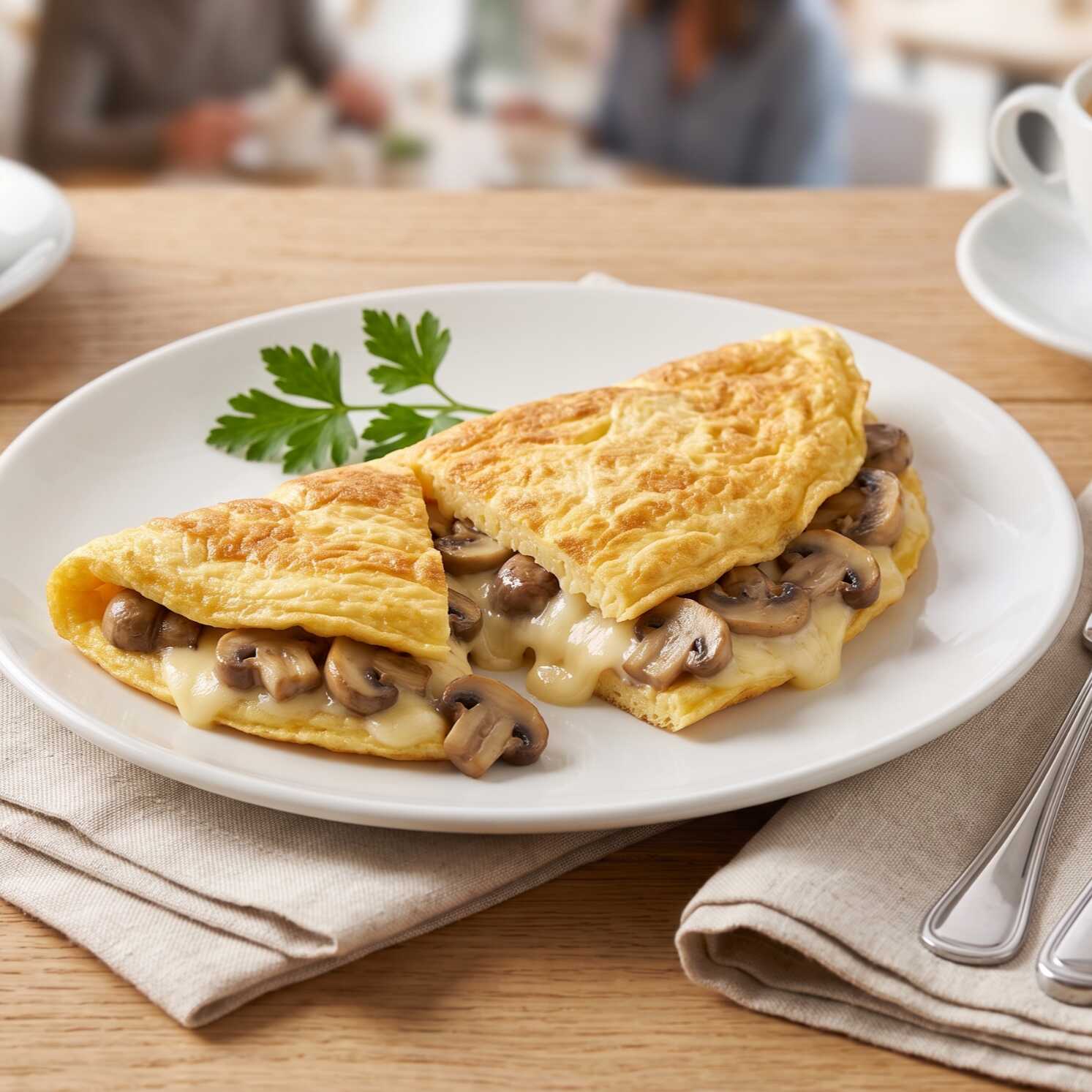 Champiñones con Queso