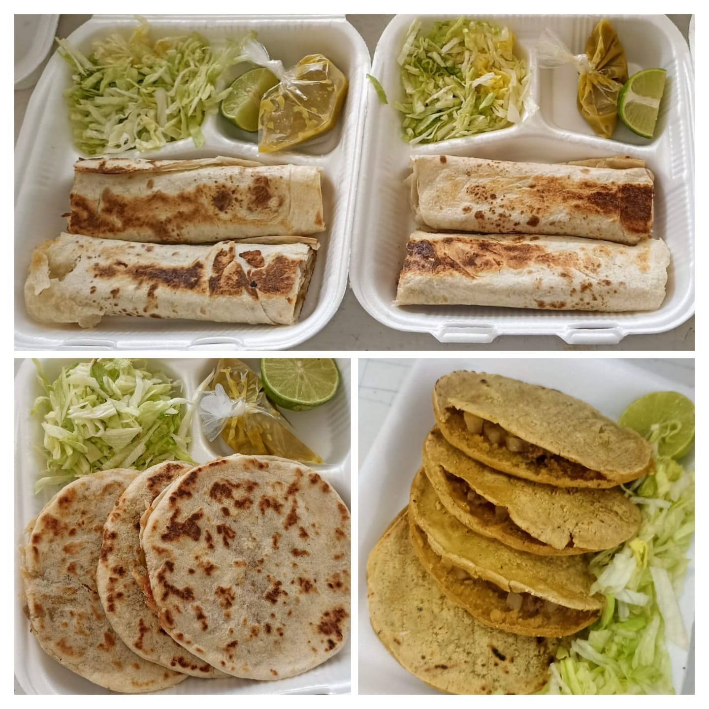 Gorditas en Harina y Maíz