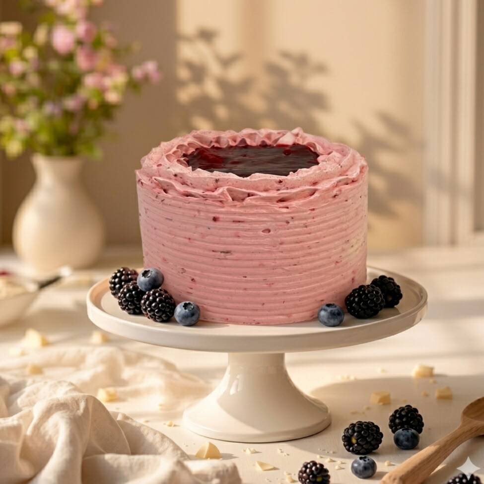 Torta de frutos del bosque