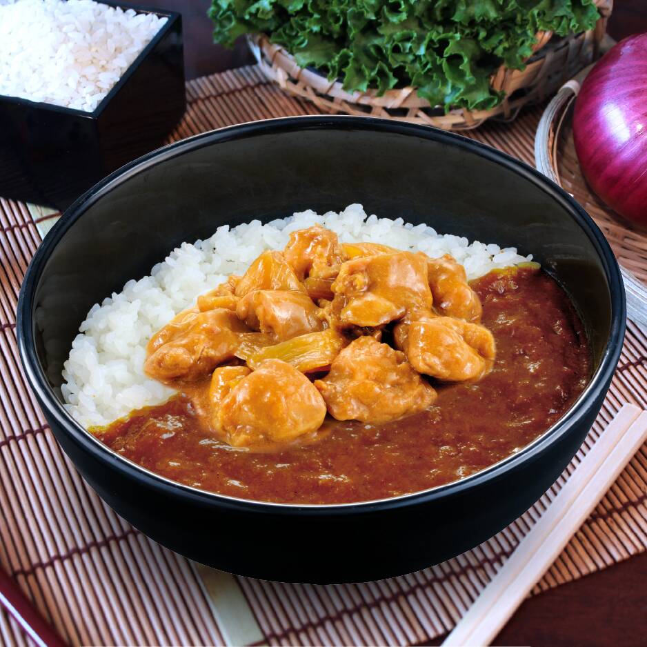 Curry con Pollo en Salsa de Ajo