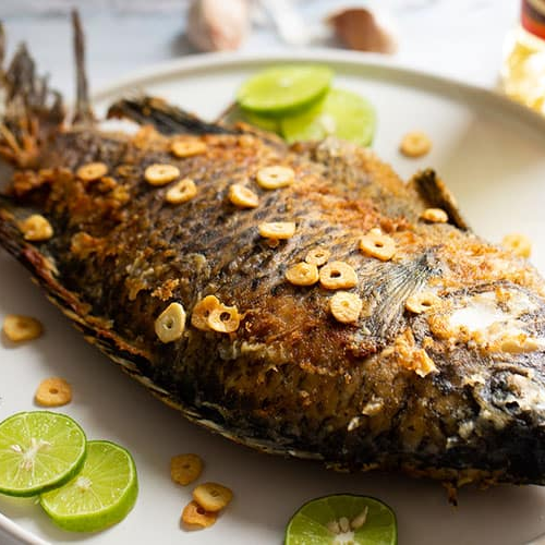 Mojarra Rellena de Mariscos