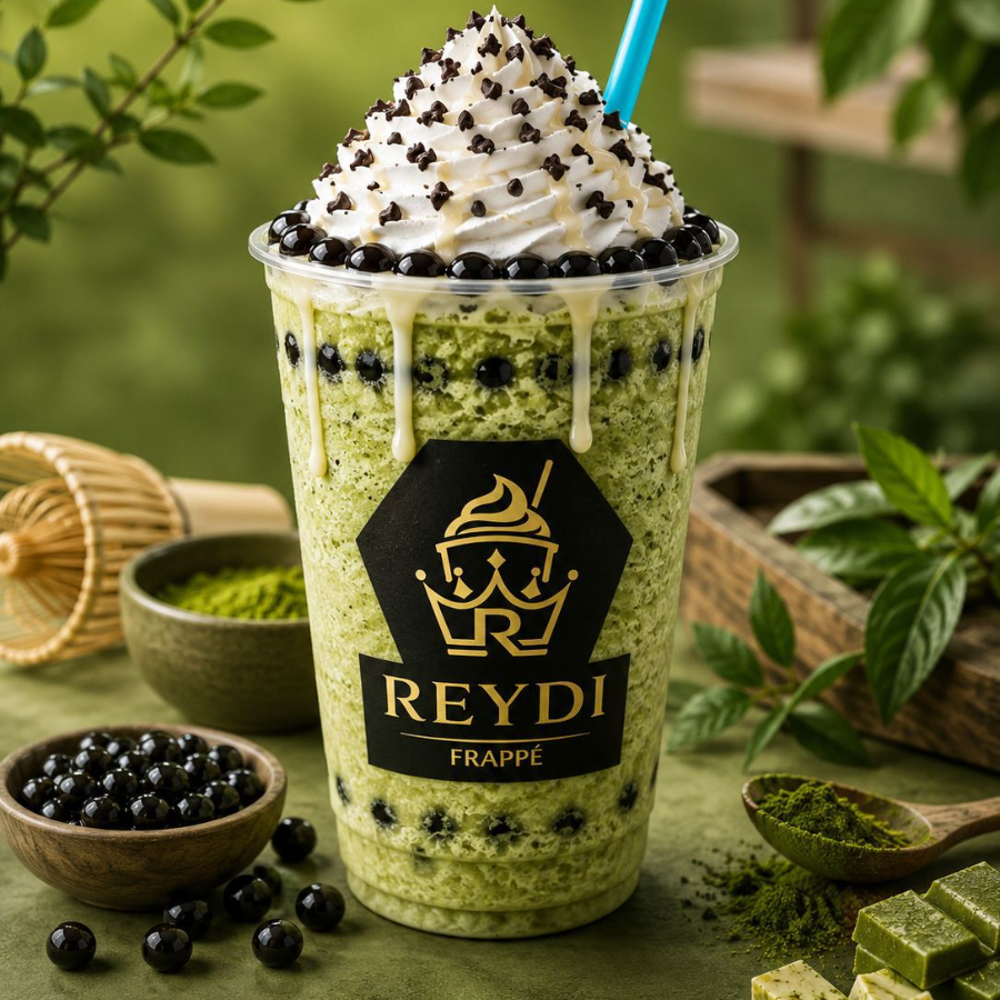 Frappé Matcha con Tapioca