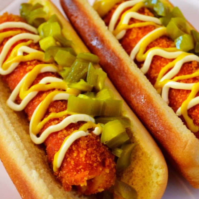 Hot-dog empanizado