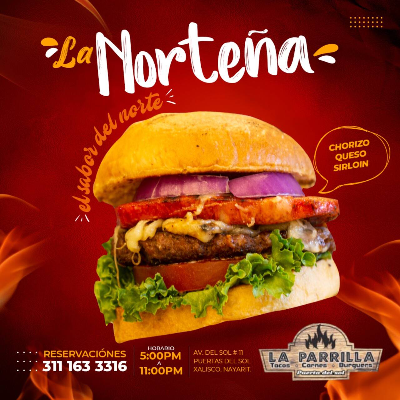 HAMBURGUESA NORTEÑA