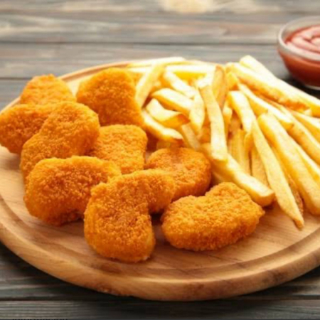 Nuggets con Papas