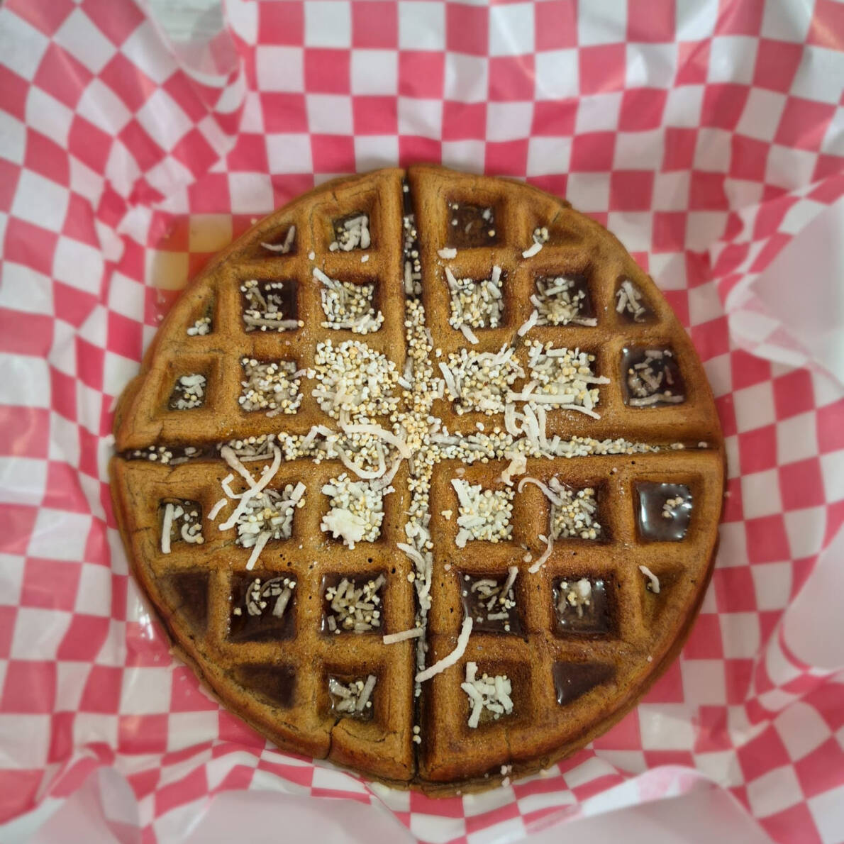 Waffle Sencillo  de Avena