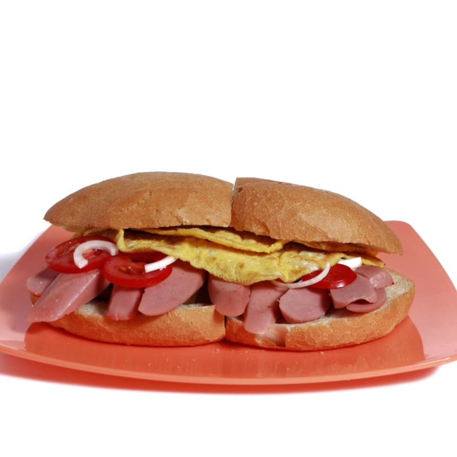 Torta de Huevo y Salchicha