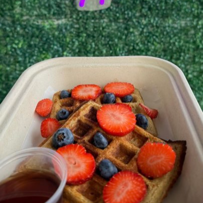 Oatmeal Waffles 2 pzas