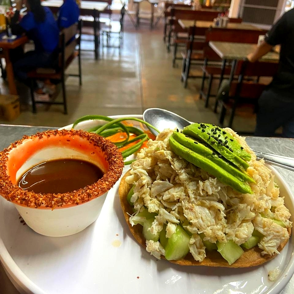 Tostada de Jaiba