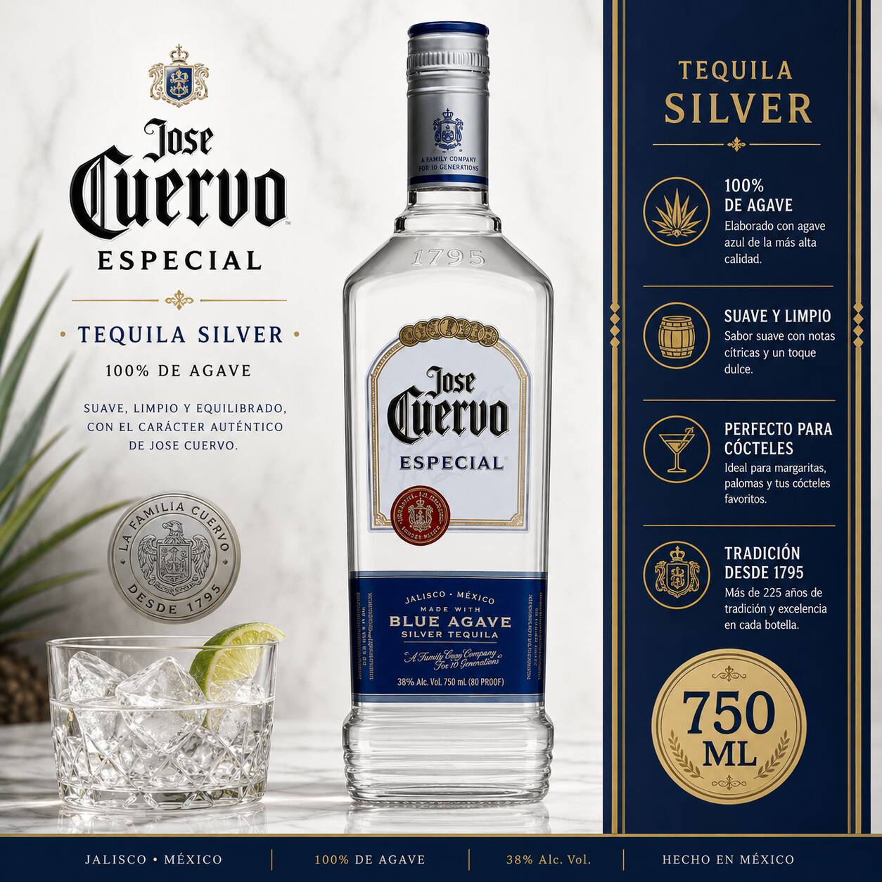 Tequila Jose Cuervo Blanco