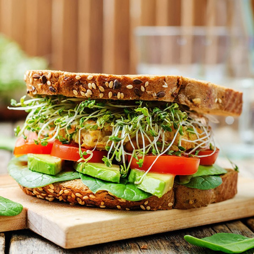Sandwich vegetariano