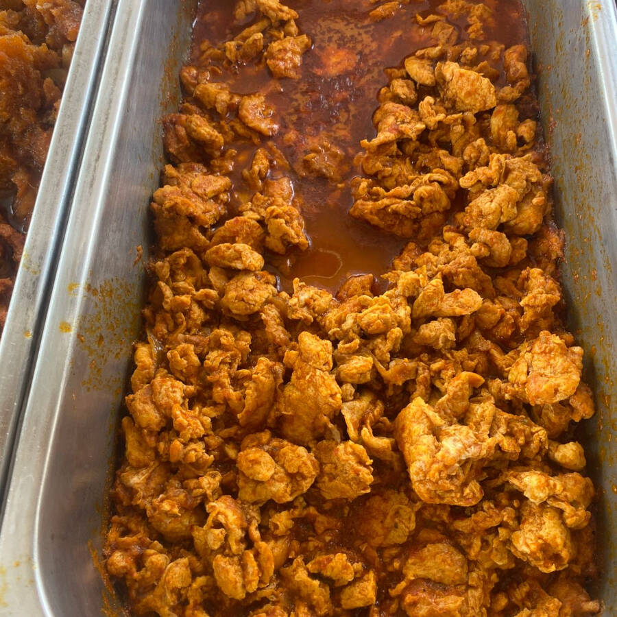 Taco con Salsa de Huevo