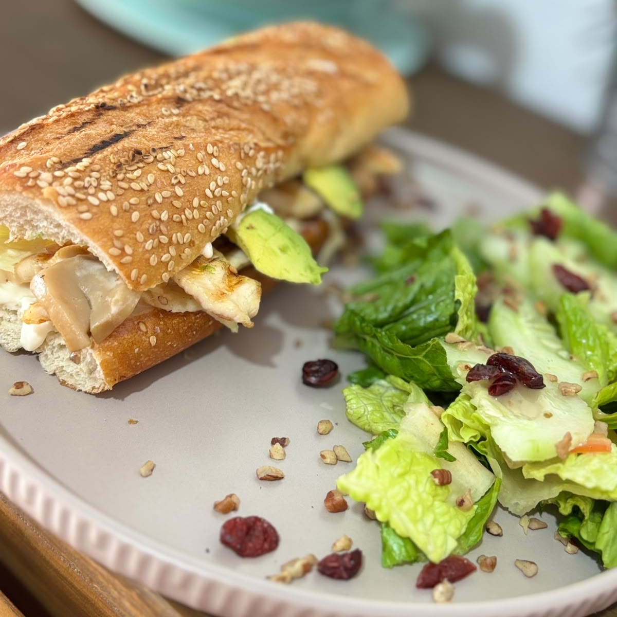 Baguette Casa Rosa de Pollo con Queso Manchego