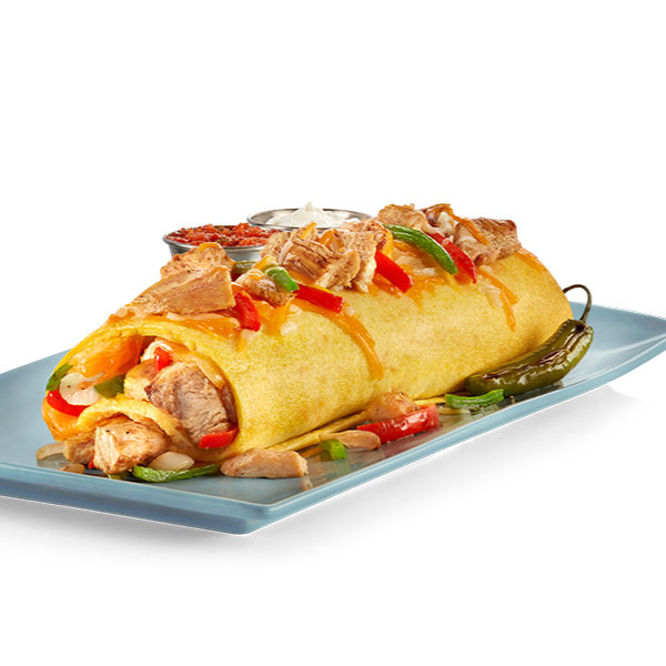 Chicken Fajita Omelette