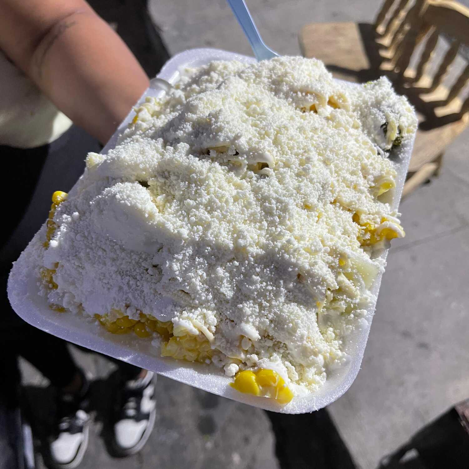 Verdura con Queso y Crema Grande