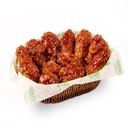 12 Alitas Hot Bbq