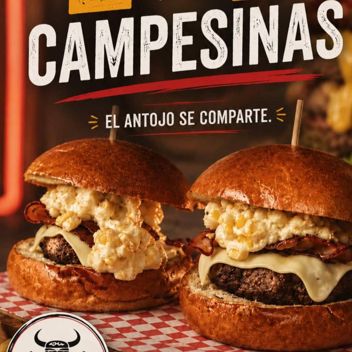 2 Hamburguesa Campesinas