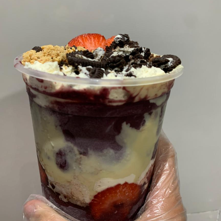 Delicioso Açai em Camadas.