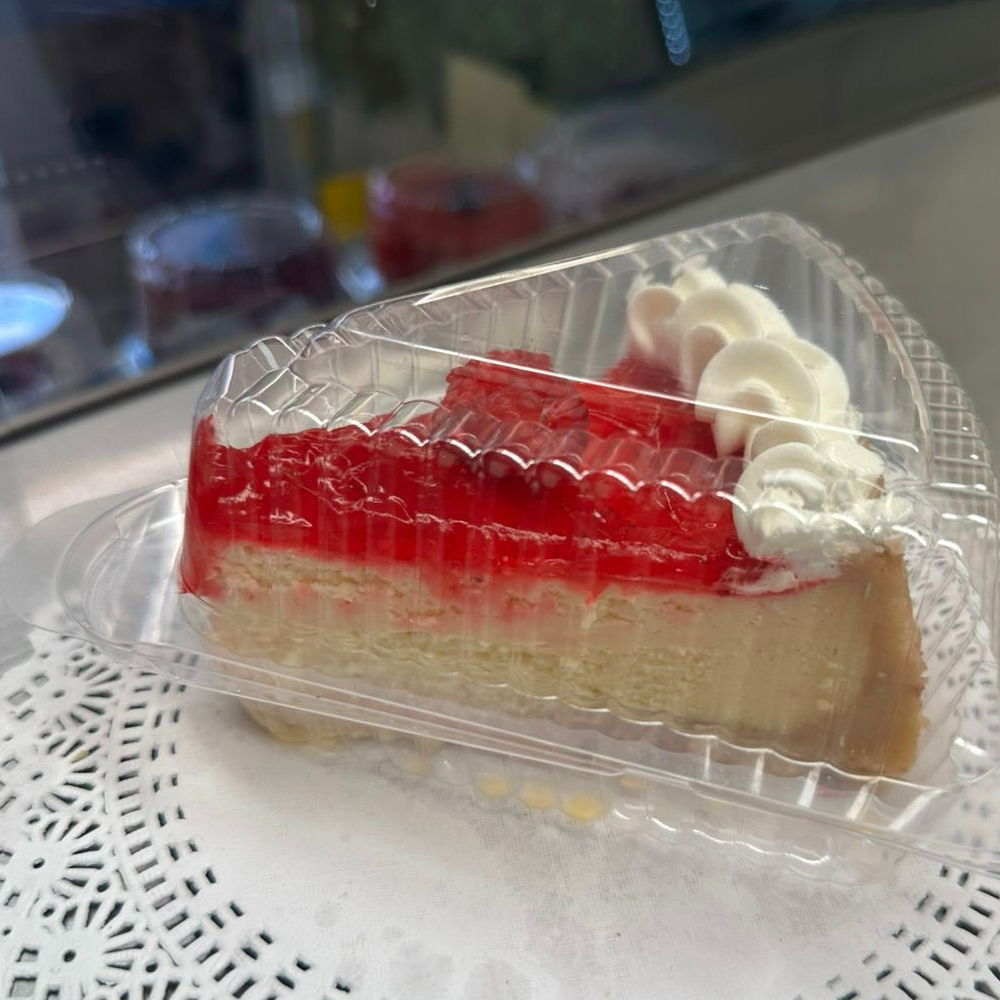 Rebanada cheese cake de fresa