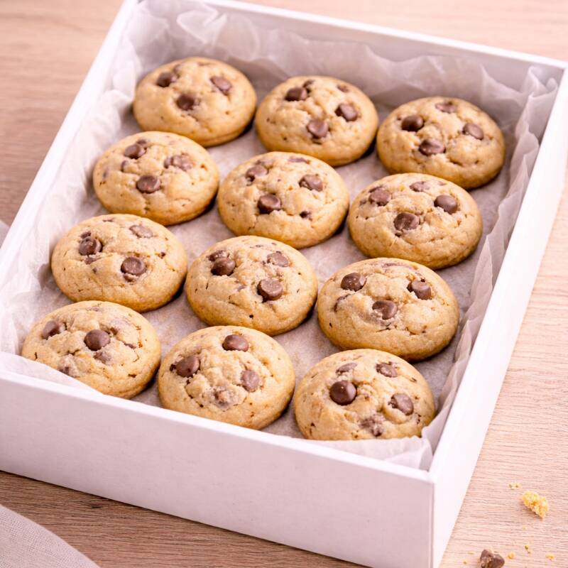 Mini Cookies de Chispas de Chocolate 🍪 (12 Pzs)