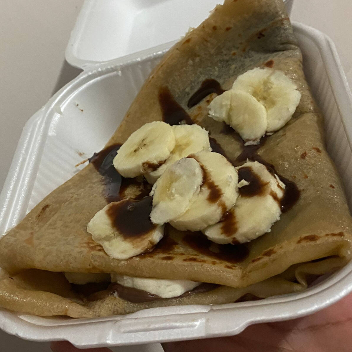 Crepa de Platano con NUTELLA