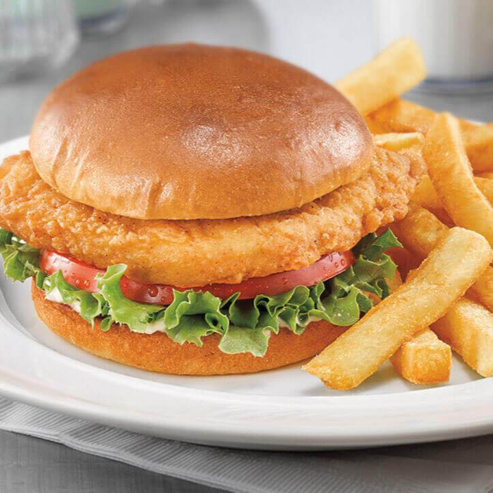 #Promo Hamburguesa Crispy de Pollo + Papas